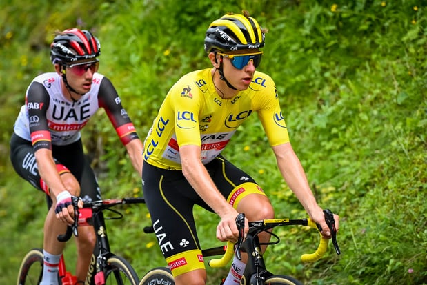 Tadej Pogacar start in 2022 in de Ronde van Vlaanderen