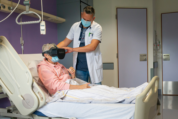 La réalité virtuelle distrait et détend les patients