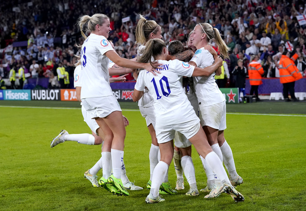 EK 2022: Engeland is eerste finalist na 4-0-zege tegen Zweden