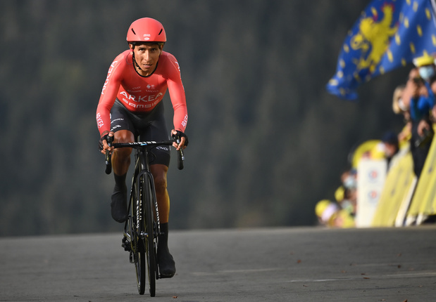 Soupçon de dopage: le Colombien Nairo Quintana de l'équipe Arkéa-Samsic assure n'avoir "rien à cacher"