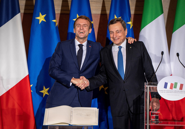 Macron et Draghi appellent à réformer les règles de Maastricht