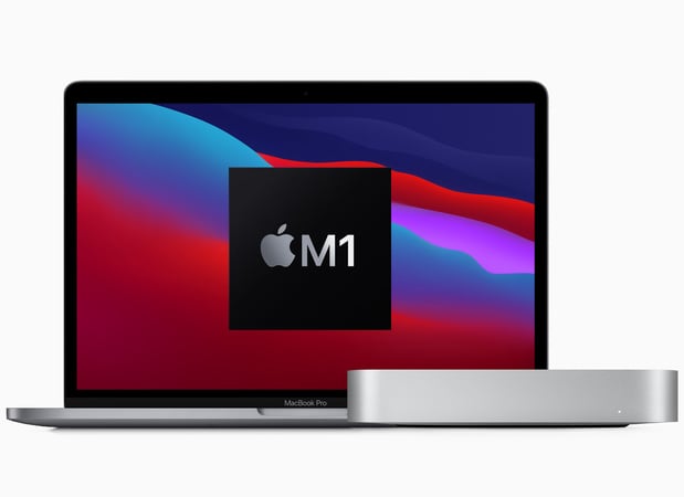 Apple introduit des notebooks et Mac mini sur base de son processeur M1