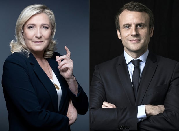 Présidentielle française: Macron devant Le Pen avant un second tour incertain