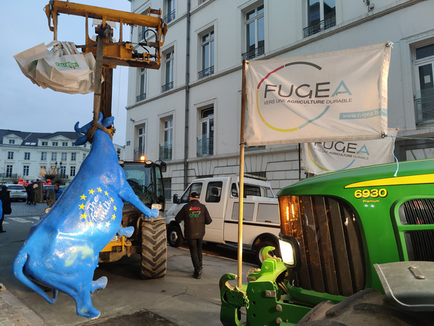 Des tracteurs à Bruxelles pour un soutien wallon aux petits agriculteurs