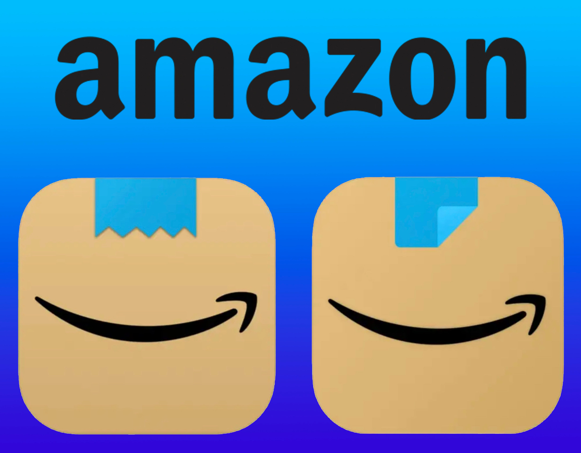 Amazon Adapte Le Logo De Son Appli Apres Des Comparaisons Avec La Moustache D Hitler Ict Actualite Data News