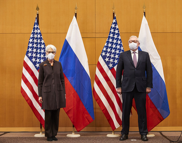 Gesprek tussen VS en Rusland over Oekraïne na bijna acht uur afgelopen