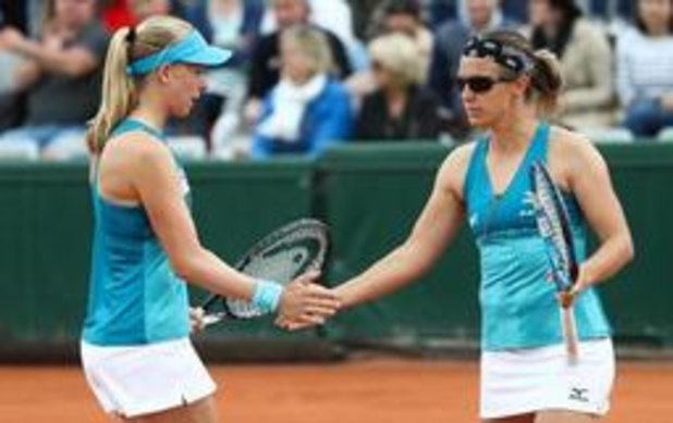 Kirsten Flipkens qualifiée pour les huitièmes de finale du double dames à Roland-Garros