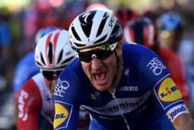 Tour de France: Elia Viviani vainqueur de la 4e étape, Julian Alaphilippe toujours en jaune