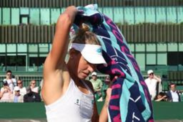 Wimbledon - Fin de parcours au 2e tour pour Yanina Wickmayer