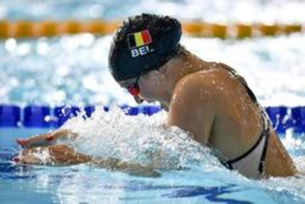 Fanny Lecluyse perd le barrage pour la finale du 100 m brasse contre Aianna Castiglioni