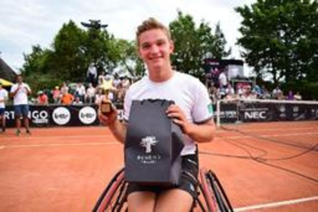 Jef Vandorpe remporte le Belgian Open de tennis en fauteuil roulant