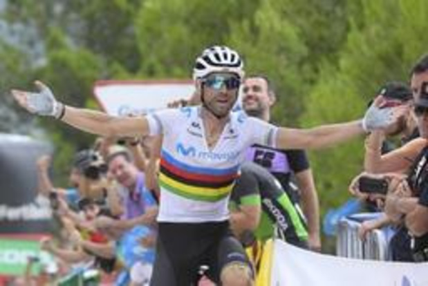 Alejandro Valverde remporte la 7e étape du Tour d'Espagne