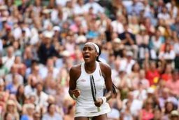 Wimbledon - La sensation Cori Gauff, 15 ans, voit son conte de fée se poursuivre en 8e de finale