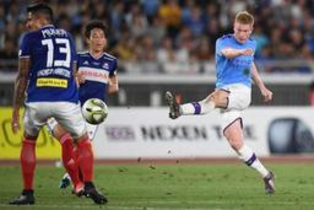 De Bruyne buteur et passeur avec Manchester City vainqueur 3-1 de Yokohama en amical
