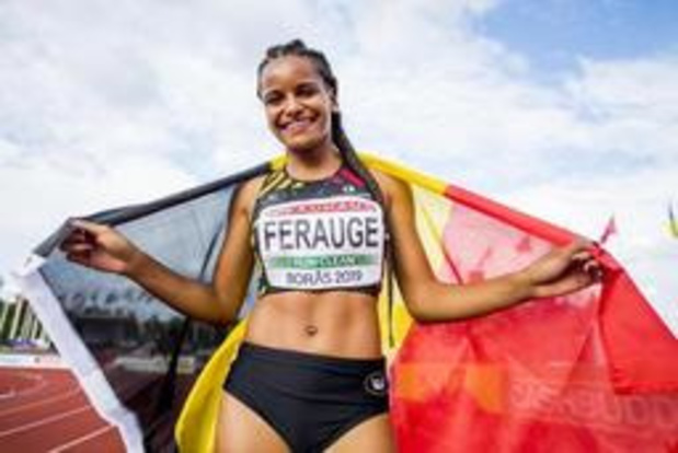 Euro juniors d'athlétisme - Lucie Ferauge en bronze sur 200m: "une médaille, c'est parfait pour moi"