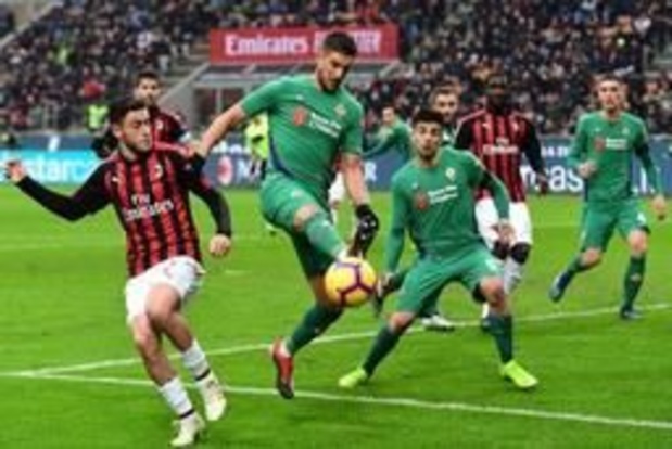 Les Belges à l'étranger - L'AC Milan, vainqueur à la Fiorentina, peut toujours croire à la Ligue des champions