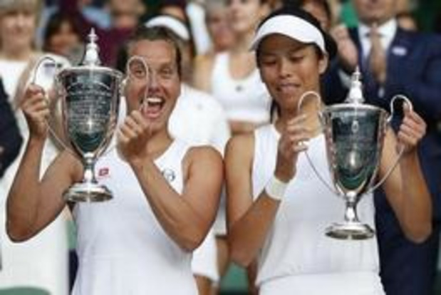 Wimbledon - Hsieh Su-Wei en Barbora Strycova pakken dubbeltitel, Strycova wordt nieuwe nummer een