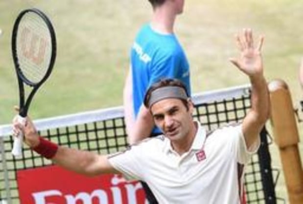 David Goffin, qui défie Federer pour le titre à Halle: "Toujours spécial de jouer contre Roger"