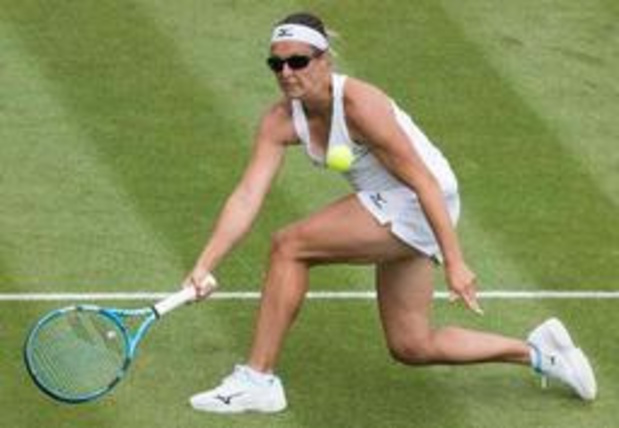 Wimbledon: Kirsten Flipkens s'incline au 2e tour du double