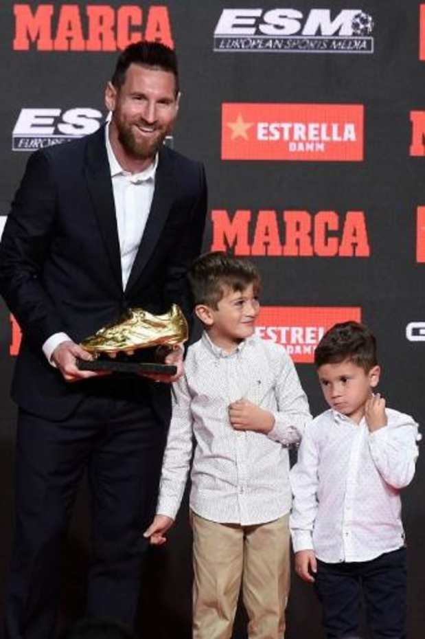 Messi neemt zesde Europese Gouden Schoen in ontvangst