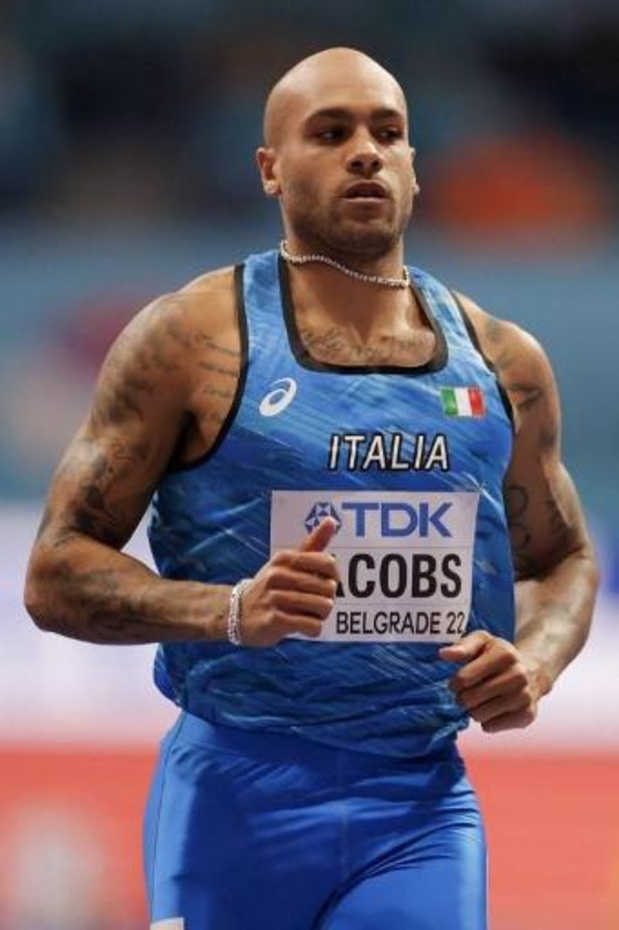 Championnats du monde d'athlétisme en salle - Marcell Jacobs champion du monde du 60 m devant Christian Coleman