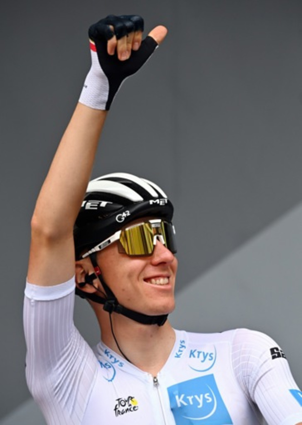 Tour de France - Coup double de Tadej Pogacar qui gagne à Longwy et prend le maillot jaune à Van Aert
