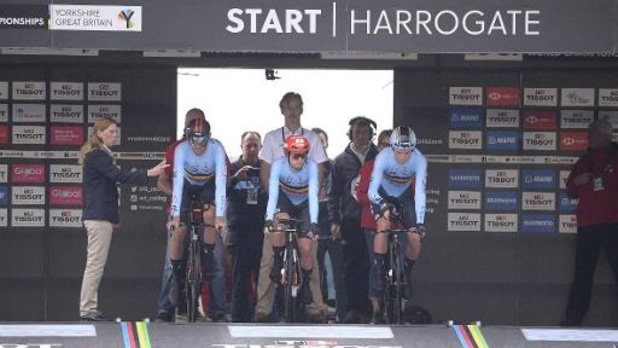 WK wielrennen - Verbrugghe na 9e plaats in gemengde ploegentijdit: "Ze hebben hun best gedaan"