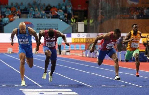 WK atletiek indoor - Jacobs troeft Coleman af in strijd om goud op 60 m, Samba-Mayela wint 60 m horden