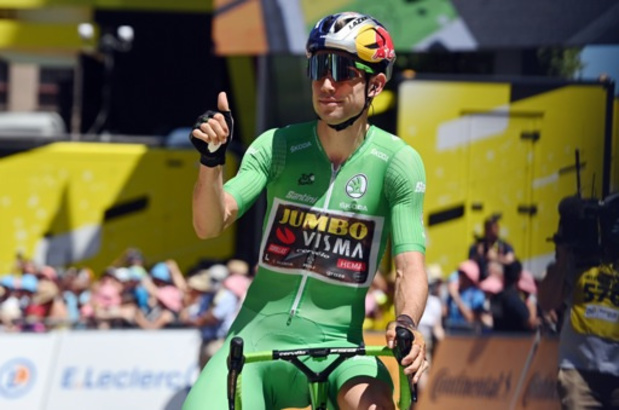 Tour de France: Wout van Aert à nouveau désigné le plus combatif de la semaine