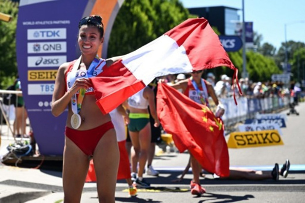 Après le 20 km, la Péruvienne Kimberly Garcia réalise le doublé sur le 35 km marche dames
