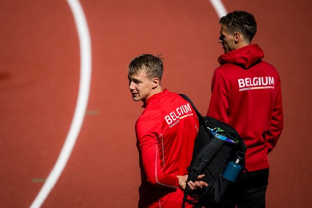 Mondiaux d'athlétisme - Julien Watrin en séries du 400 mètres haies avec Karsten Warholm samedi