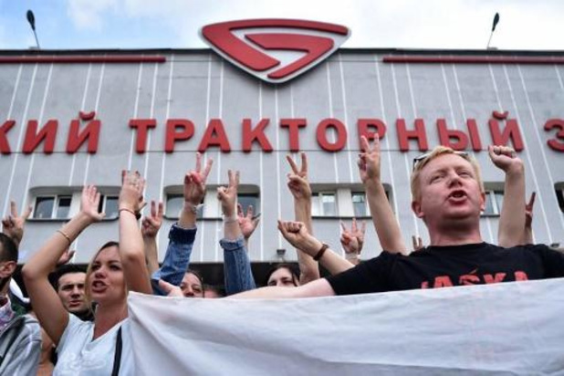 Protesten Wit-Rusland: Staking in verschillende fabrieken