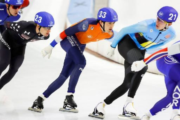 WB schaatsen - Swings tweede op massastart, achter verrassende Nederlander Hoolwerf