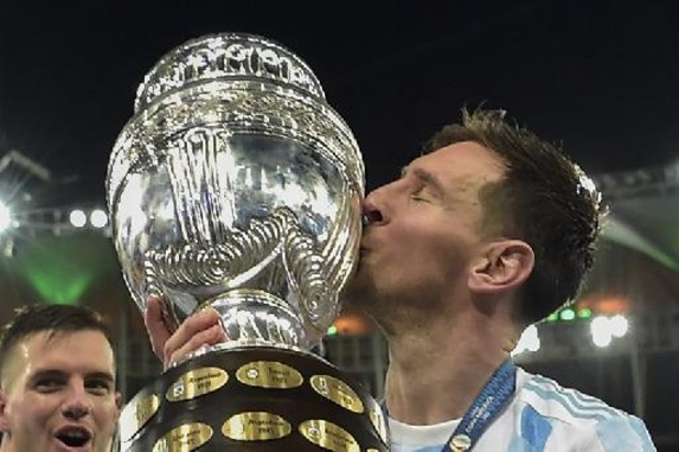 "Un bonheur inexplicable" pour Lionel Messi après son 1er trophée avec l'Argentine