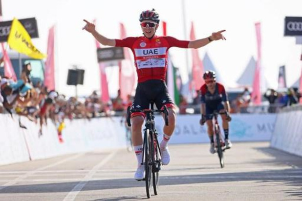Tour des Emirats arabes unis : la 7e étape et le classement final pour Tadej Pogacar