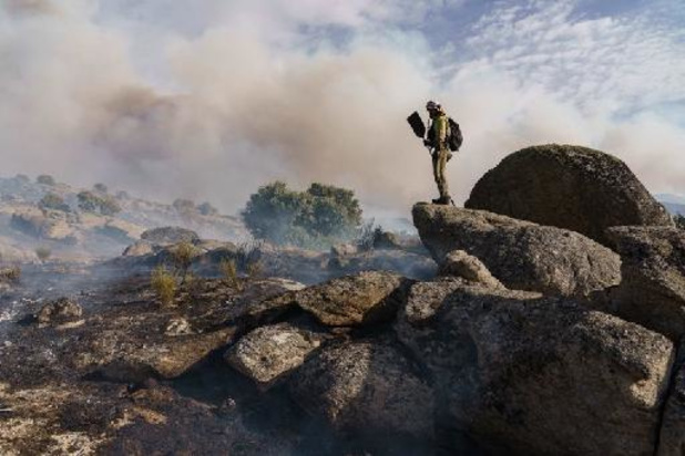 Incendies en Europe - Espagne: incendie dans le centre et record de température