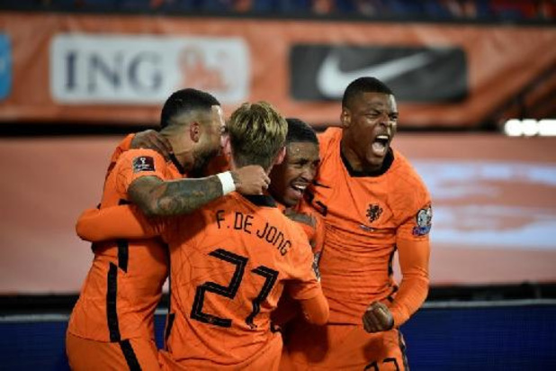 Kwal. WK 2022 - Nederland verslaat na partij bibbervoetbal Noorwegen om WK-ticket, Turkije naar barrages