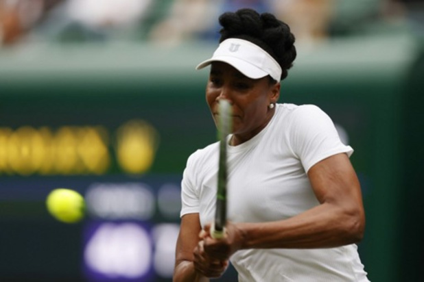 Venus Williams, "un peu rouillée", battue pour son retour en simple après un an d'absence