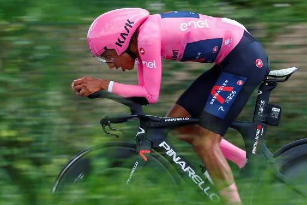 Egan Bernal wint voor de eerste keer de Giro, zege in afsluitende tijdrit voor Ganna