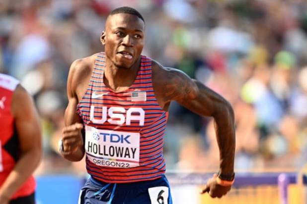 WK atletiek - Grant Holloway snelt naar goud op 110m horden