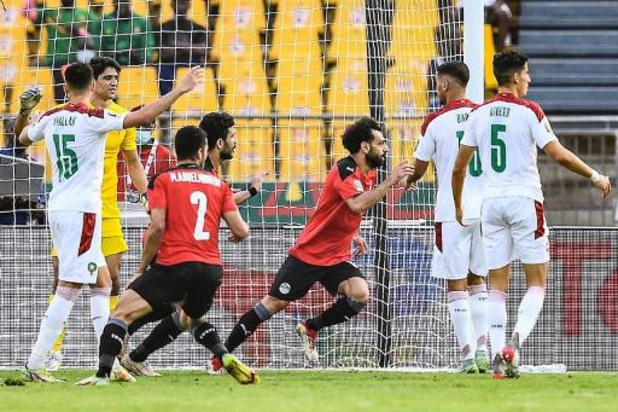 Africa Cup - Salah loodst Egypte met goal en assist voorbij Marokko naar halve finales