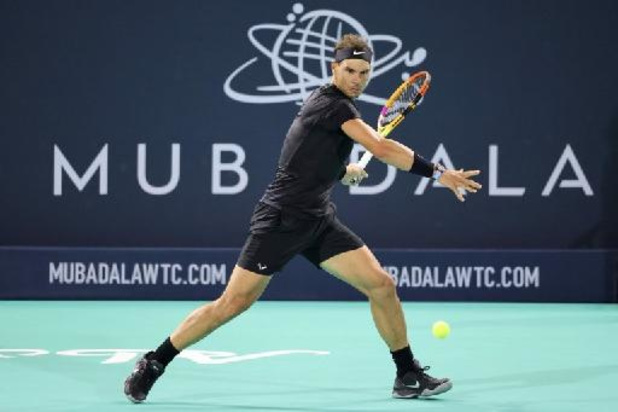 Rublev remporte le tournoi exhibition d'Abou Dhabi, Nadal encore battu mais satisfait