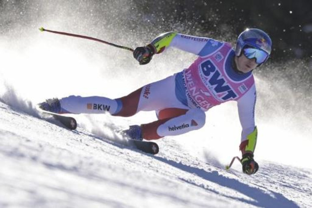 WB alpijnse ski - Marco Odermatt wint ook super-G in Wengen