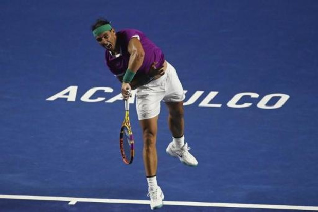 ATP Acapulco - Rafael Nadal zegeviert in Acapulco en blijft ongeslagen in 2022