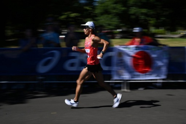 WK atletiek - Japanner Toshikazu Yamanishi verlengt wereldtitel op 20km snelwandelen