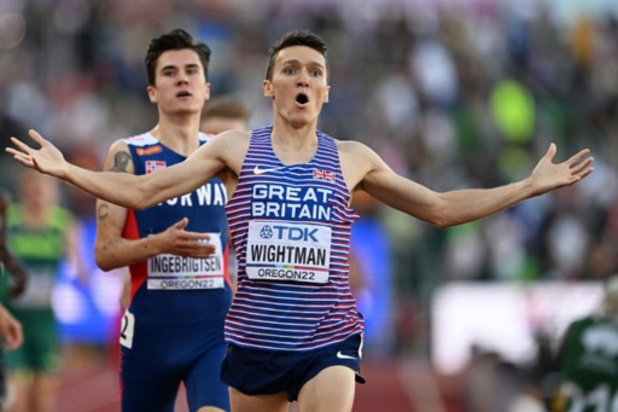 WK atletiek - Jakob Ingebrigtsen moet wereldtitel 1.500 meter aan Jake Wightman laten