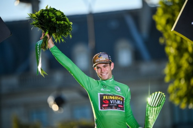 Tour de France - Wout van Aert voulait franchir la ligne d'arrivée avec ses équipiers