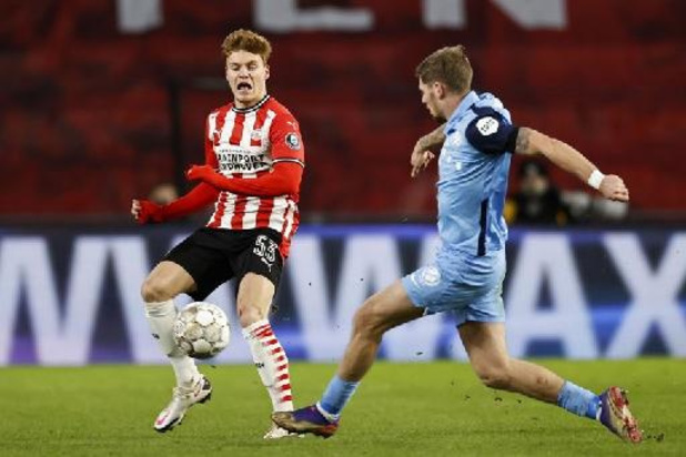 Belgen in het buitenland - Vertessen zet PSV met assist op weg naar winst bij Willem II