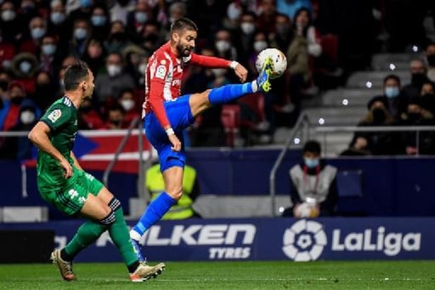 Belgen in het buitenland - Atlético neemt dankzij assist Carrasco in slotminuten afstand van Osasuna