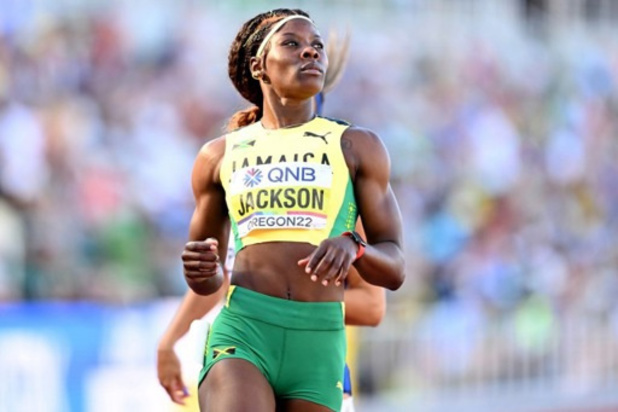 WK atletiek - Jamaicaanse Shericka Jackson loopt op een na snelste 200 meter in de geschiedenis